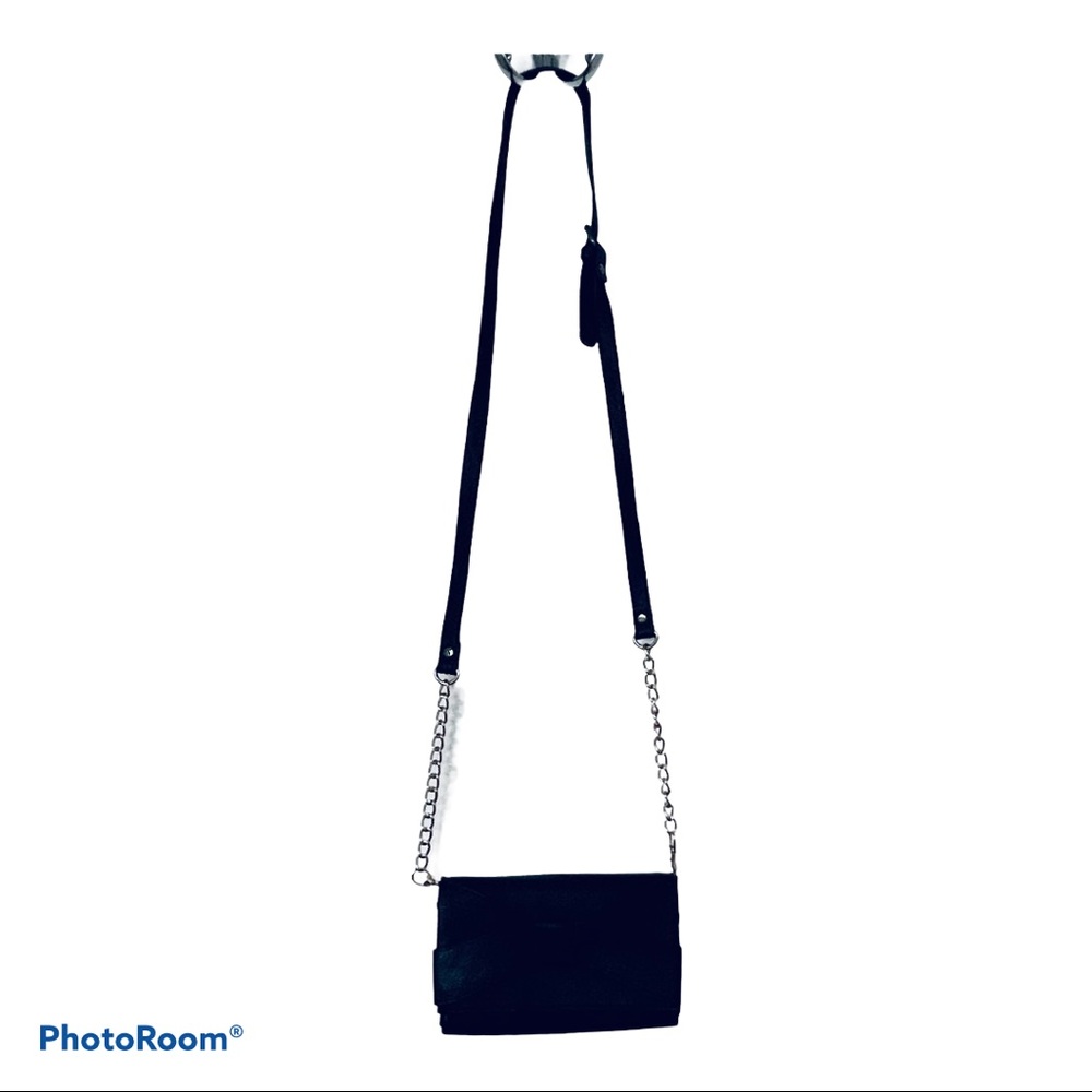 NWT NEIMAN MARCUS Black and Gold Crossbody w/ Bow - Picture 4 of 13